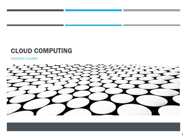 Vincenzo Calabro' | Cloud Computing