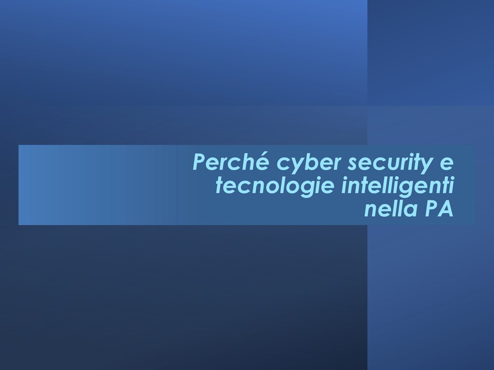 Vincenzo Calabro' | Cybersecurity e tecnologie intelligenti nella PA