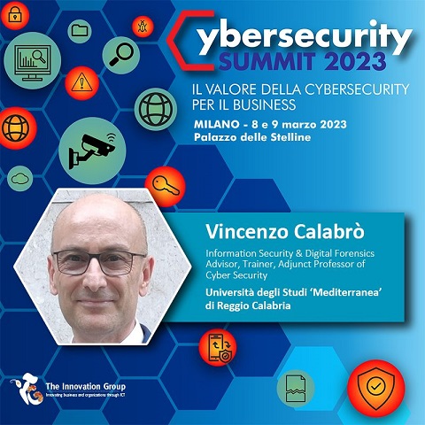 Vincenzo Calabro' | Ransomware processi, tecnologie, persone per difesa