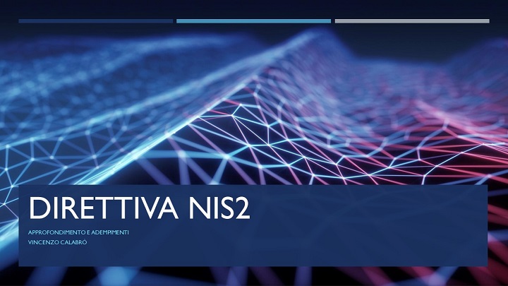 Vincenzo Calabro' | Direttiva NIS 2