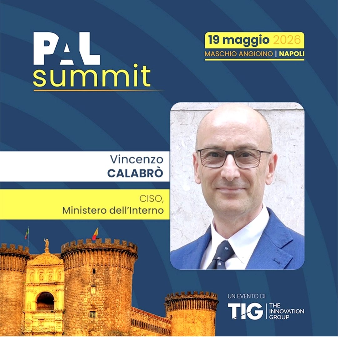 Vincenzo Calabro' | PAL Summit 2026: Gli Enti Territoriali e le nuove sfide dell’innovazione digitale